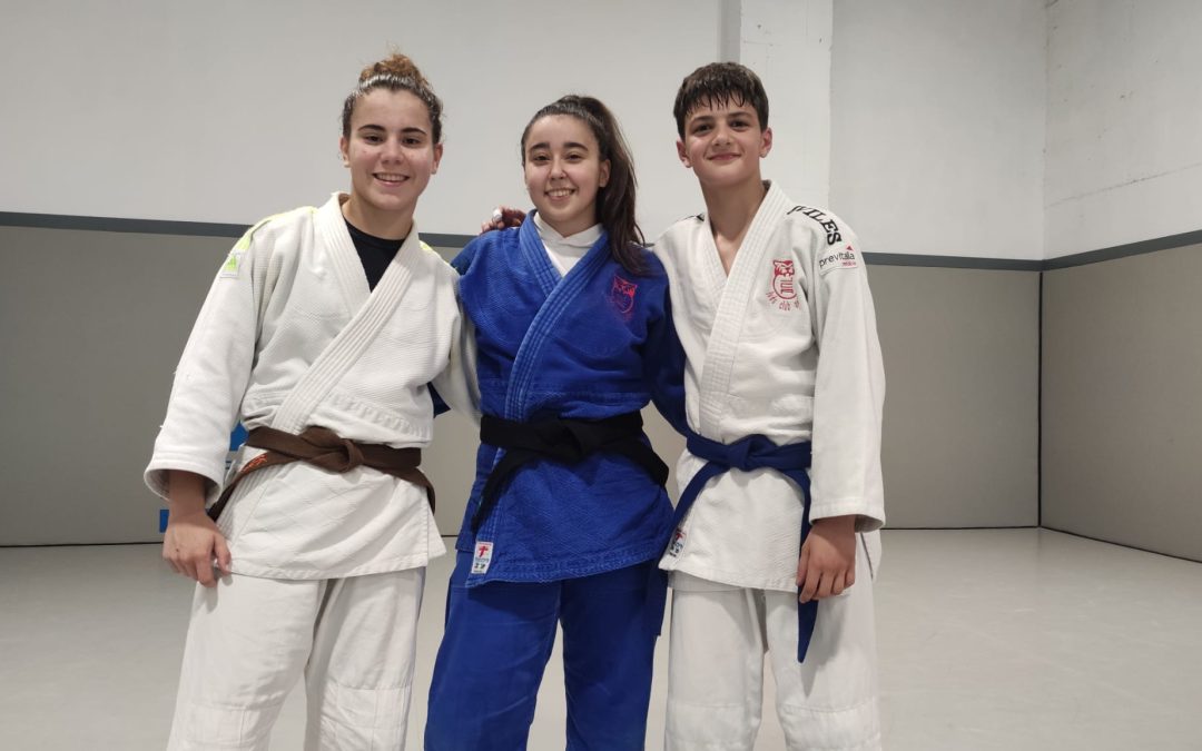 Saúl Fernández, Alejandra Pérez y Raquel Burgos, a por el campeonato de España Infantil y Cadete