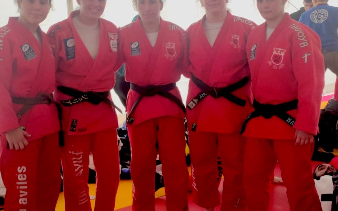 Las chicas de Judo Club Avilés sellan el playoff y pelearán por regresar a Primera División
