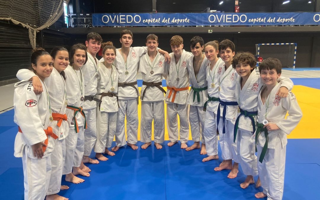 Judo Club Avilés obtiene 13 medallas en el I Ranking Infantil y Cadete de Asturias
