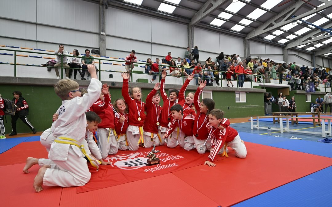 El equipo Benjamín y Alevín A de Judo Club Avilés se hacen con la Liga Norte