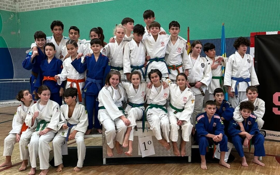 Judo Club Avilés triunfa en el I Torneo Judo Sakura