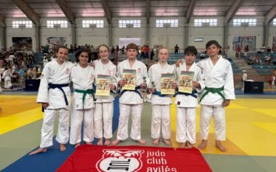 Los infantiles de Judo Club Avilés se vuelven de Tarragona con dos bronces en la Supercopa de España