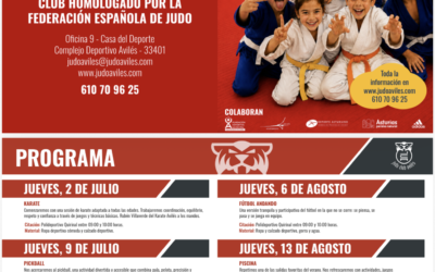 El campus de verano de Judo Club Avilés se abre al pickball, el fútbol andando o el karate